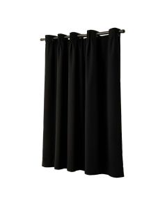 Odetta Ogee Extreme 100 % Geometric Max Blackout Thermal Grommet Single Curtain Panel