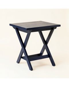 Spruce Branch Compact Balcony Table - Navy (synthetic illustration; no displayed measurements)