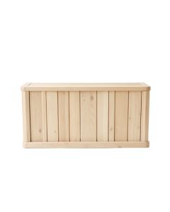 Juniper Bend Narrow Outdoor Storage Bench - Beige