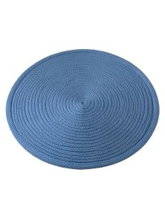 Slate Bluff Round Area Rug - Blue (synthetic illustration; no displayed measurements)
