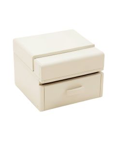Jewelry Organizer With Bracelet Rod ( Farmhouse White )