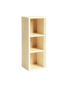 Juniper Bend Narrow Cubby Tower - Ivory (synthetic illustration; no displayed measurements)