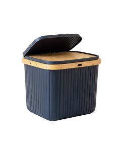 Meadow Brook Laundry Hamper - Navy