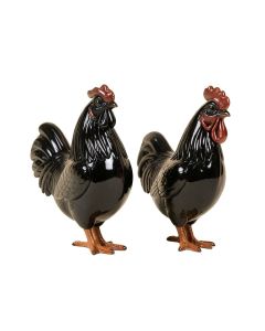 2 Piece Fabia Couple Rooster Set