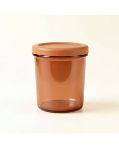 Hazel Arc Storage Canister With Lid (synthetic illustration; no displayed measurements)