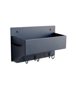 Slate Crossing Wall-Mounted Entryway Organizer Shelf - Navy (synthetic illustration; no displayed measurements)