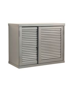 Juniper Dale Wall-Mounted Entry Cabinet - Gray (synthetic illustration; no displayed measurements)