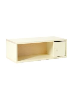 Lake Bend Shoe Storage Bench - Ivory (synthetic illustration; no displayed measurements)