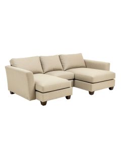 Chevelle 96 '' Wide Linen Left Hand Facing Sofa & Chaise (synthetic illustration; no displayed measurements)
