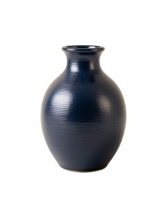 Dune Canyon Empty Decorative Vase - Navy (synthetic illustration; no displayed measurements)