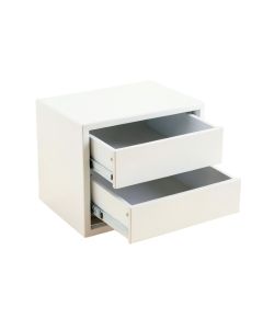 Linden Bridge Small-Parts Storage Drawer Cabinet - White (synthetic illustration; no displayed measurements)