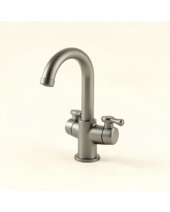 Rv Mobile Home Double Handle Kitchen Faucet (synthetic illustration; no displayed measurements)