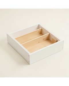 Briar Bluff Empty Pantry Drawer Organizer Insert - White (synthetic illustration; no displayed measurements)