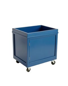 Summit Bridge Empty Rolling Workshop Cart - Blue (synthetic illustration; no displayed measurements)