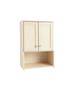 Rowan Bluff Wall-Mounted Laundry Cabinet - Ivory (synthetic illustration; no displayed measurements)
