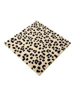 Lyly Animal Print Tufted Wool Beige/Black Area Rug