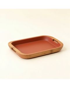 Fern Brook Serving Tray - Terracotta (synthetic illustration; no displayed measurements)