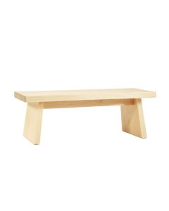 Vale Bluff Indoor Bench - Ivory (synthetic illustration; no displayed measurements)