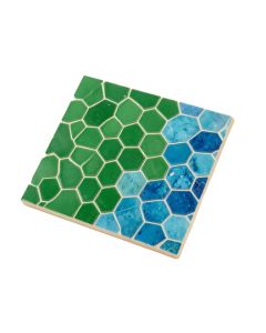 4 '' X 4 '' Porcelain Honeycomb Mosaic Tile
