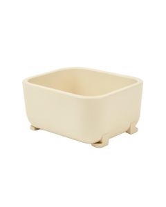 Sage Bridge Empty Railing Planter With Integral Brackets - Cream (synthetic illustration; no displayed measurements)