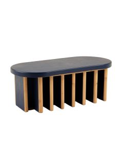 Harbor Edge Shoe Storage Bench - Navy (synthetic illustration; no displayed measurements)
