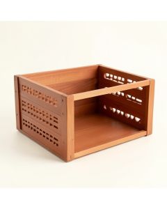 Shore Bluff Empty Furniture-Style Pet Crate - Terracotta (synthetic illustration; no displayed measurements)