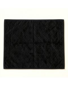 Flint Bluff Bath Mat - Black (synthetic illustration; no displayed measurements)