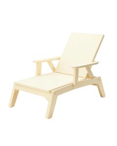 Clay Brook Outdoor Lounge Chair - Cream