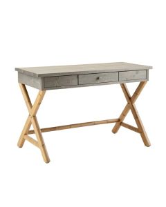 Slate Crossing Writing Desk - Gray