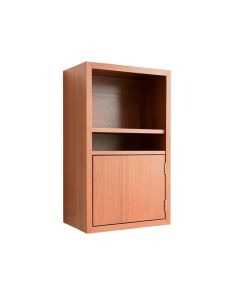 Hazel Arc Wall-Mounted Entry Cabinet (synthetic illustration; no displayed measurements)