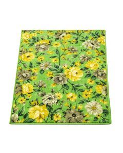 Wright Floral Green/Yellow/Gray/Teal Blue Indoor/Outdoor Area Rug