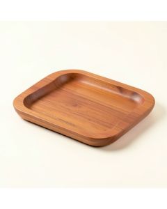 Stone Crest Serving Tray - Terracotta (synthetic illustration; no displayed measurements)