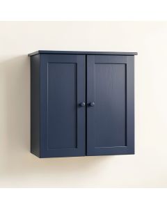 Alder Edge Wall-Mounted Laundry Cabinet - Navy (synthetic illustration; no displayed measurements)