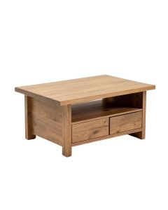 Lewter Solid Wood Coffee Table With Storage (synthetic illustration; no displayed measurements)