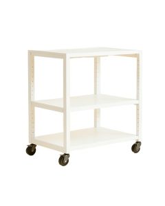 Juniper Brook Empty Rolling Workshop Cart - White