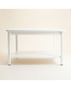 Pine Dell Empty Workshop Workbench - White (synthetic illustration; no displayed measurements)