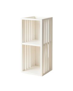 Shore Bluff Narrow Cubby Tower - White