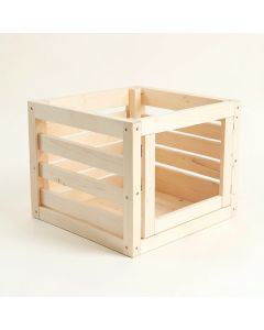 Birch Canyon Empty Furniture-Style Pet Crate - Ivory (synthetic illustration; no displayed measurements)