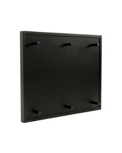 Cove Dell Empty Wall-Mounted Tool Organizer Panel - Black (synthetic illustration; no displayed measurements)