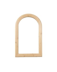 Summit Brook Framed Wall Mirror - Beige