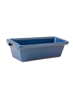 Shore Arc Empty Railing Planter With Integral Brackets - Blue (synthetic illustration; no displayed measurements)