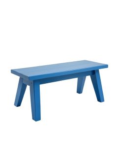Lake Bridge Indoor Bench - Blue