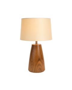 Humphreys 30 '' Toffee Wood Table Lamp (synthetic illustration; no displayed measurements)