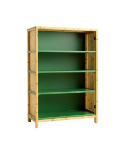Clay Branch Freestanding Bookcase - Green (synthetic illustration; no displayed measurements)