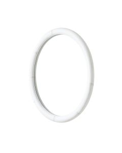 Bay Brook Framed Wall Mirror - White