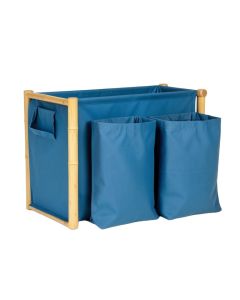 Harbor Crest Laundry Sorting Station With Plain Removable Bags - Blue