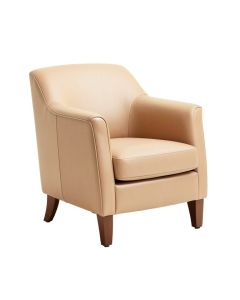 Tiffany Upholstered Parsons Chair In Light Cappucino (synthetic illustration; no displayed measurements)