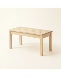 Fern Field Indoor Bench - Beige (synthetic illustration; no displayed measurements)