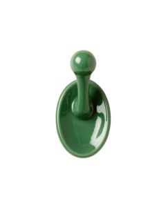Flint Bridge Wall-Mounted Robe Hook - Green (synthetic illustration; no displayed measurements)