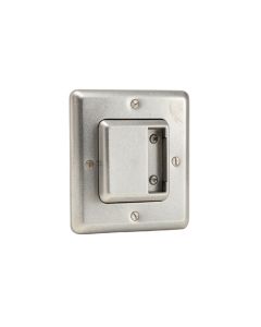 Square 5-Gang Toggle Light Switch Wall Plate (synthetic illustration; no displayed measurements)
